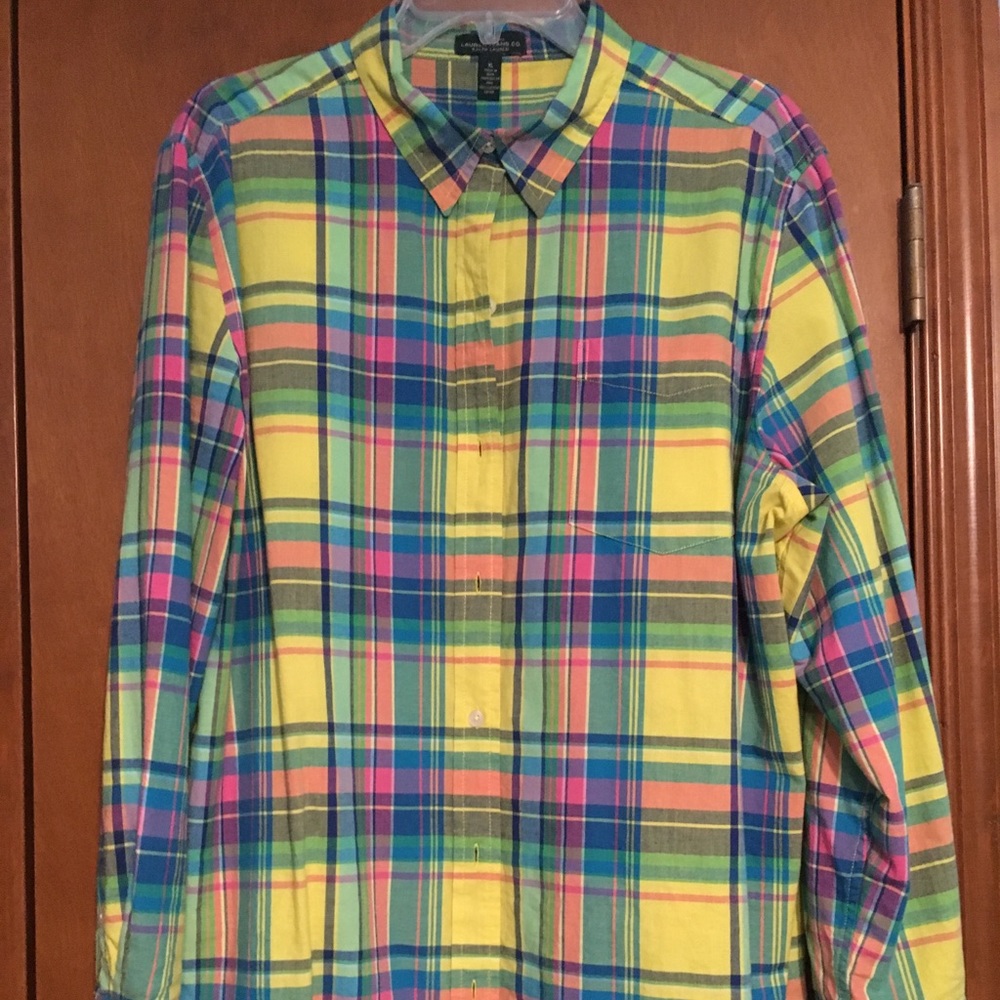 Lauren Ralph Lauren Preppy Plaid Shirt